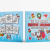 Christmas coloring book cover