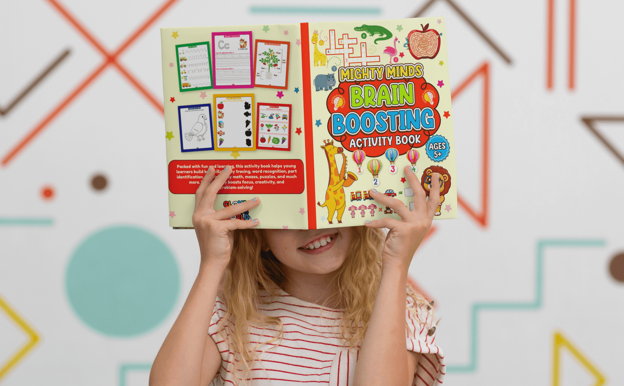 Might minds brain boosting activity book for kids 4-7