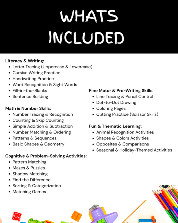 activity book bundle